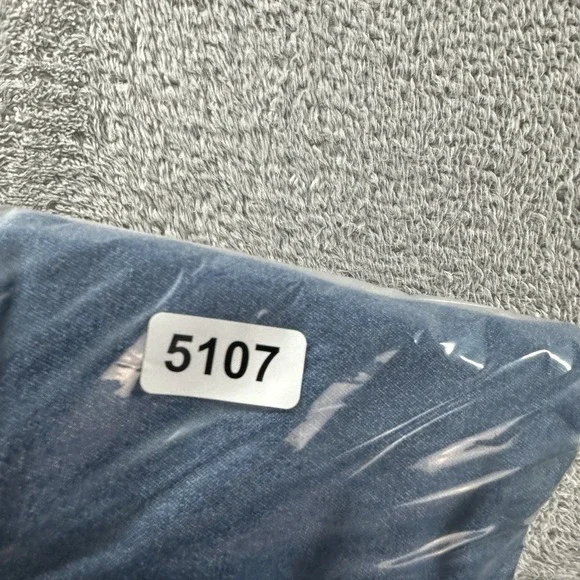 VINTAGE Chambray Shirt Mens XLT Blue Button Up Short Sleeve Sandy River Pocket - Picture 8 of 8